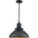 Adda LED 13.03 inch Powder Coated Black Outdoor Hanging Lantern